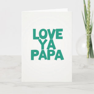 Romantische Liebes-Papa-Karte Karte