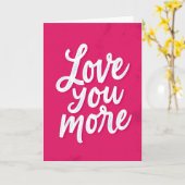 Romantische Liebes-Script-Karte Karte (Gelbe Blume)