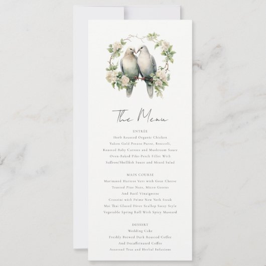 Romantische Liebesgeburten Botanisches Wraath-Hoch Einladung (Vorderseite)