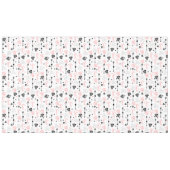 Romantische Liebesgeschenk-Tischdecke Rosa Schwarz Tischdecke (Vorderseite (Horizontal))