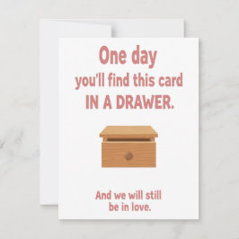 Romantische Liebeskarte für Paare, Valentinstag-Ge Feiertagskarte