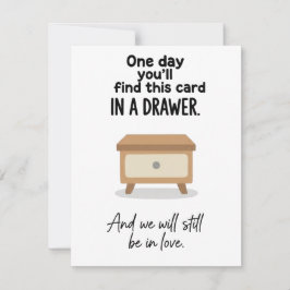 Romantische Liebeskarte • Valentinsgeschenk für Pa Feiertagskarte