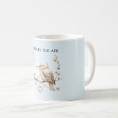 Romantische Liebesvögel Herz Kaffeetasse (VorderseiteRechts)