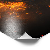 Romantische Liebhaber des Sturms Fotodruck (Ecke)