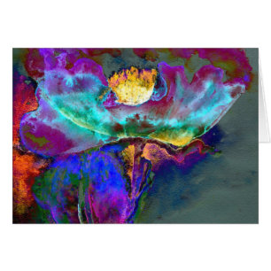 Romantische lila aquamarine Blume