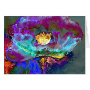 Romantische lila aquamarine Blume