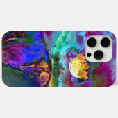 Romantische lila aquamarine Blume Case-Mate iPhone Hülle (Rückseite (Horizontal))