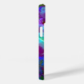 Romantische lila aquamarine Blume Case-Mate iPhone Hülle (Rückseite / Rechts)