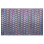 Romantische lila aquamarine Blume Stoff (Yard (91,4 cm))