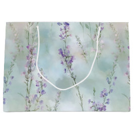 Romantische Lila Lavendelhochzeit Große Geschenktüte