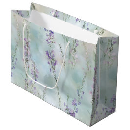 Romantische Lila Lavendelhochzeit Große Geschenktüte