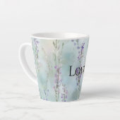 Romantische Lila Liebe Milchtasse (Linke Ecke)