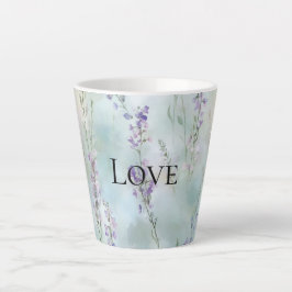Romantische Lila Liebe Milchtasse