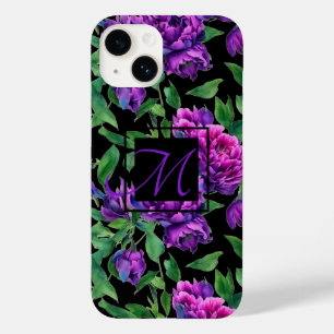 Romantische lila magenta rosa Aquarellbäume Case-Mate iPhone 14 Hülle