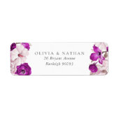 Romantische Lila Pflaumenblüte Hochzeitsstimmung R (Vorne)