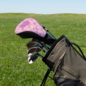 Romantische Lila Rose Custom Monogram Golf Headcover (In SItu)