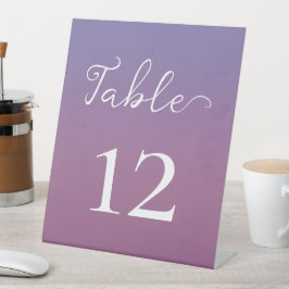 Romantische lila Sonnenuntergang Schneeberge Hochz Sockelschild