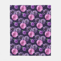 Romantische lila und rosa Wasserfarben-Rosen Blume