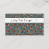 Romantische Lilien-Geschäfts-Karten Visitenkarte (Rückseite)