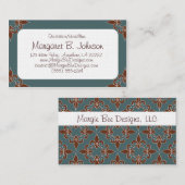 Romantische Lilien-Geschäfts-Karten Visitenkarte (Vorne/Hinten)