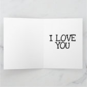 ROMANTISCHE LÖSUNGENKARTE AM GEBURTSTAG KARTE (Innenseite)