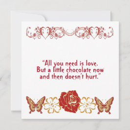 Romantische lustige Liebe Zitat Sweetheart Floral 