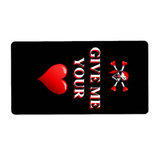 Romantische lustige Piraten und rotes Liebe