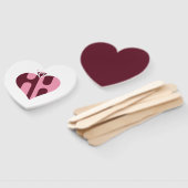 Romantische Luxus-HH-Monogramm-Hochzeit Fächer (Non-assembled)