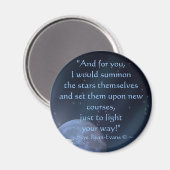 Romantische Magnete "SUMMON THE STARS" Magnet (Vorderseite/Rückseite)