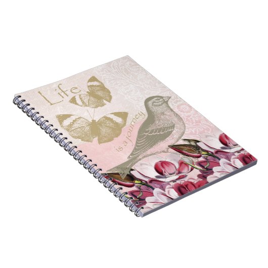 Romantische Magnolien Notizblock (Rechte Seite)