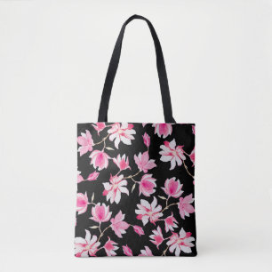 Romantische Magnolien: Schwarzes Wasser Tasche