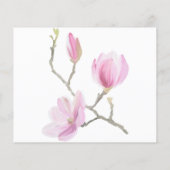 Romantische Magnolische Brautparty - Beratung Kart Flyer (Hinten)