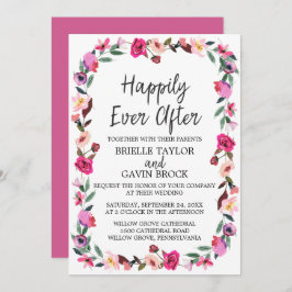 Romantische Märchen glücklich je nach Hochzeit Einladung