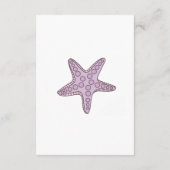 Romantische Märchen Meerjungfrau Hochzeitsempfang Begleitkarte (Rückseite)