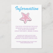 Romantische Märchen Mermaid Informationen Begleitkarte (Vorderseite)