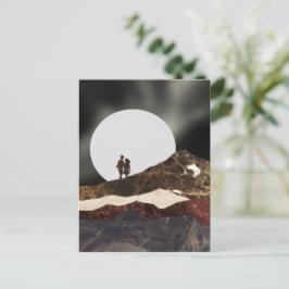 Romantische Marmorlandschaft aus dem Moonlit Postkarte