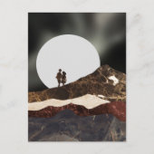 Romantische Marmorlandschaft aus dem Moonlit Postkarte (Vorderseite)