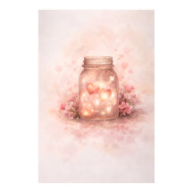 Romantische Mason-Jar-Herzen