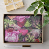 Romantische mehrfarbige Flora  Seidenpapier (Geschenk)