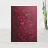 Romantische "Mein Herz überfloss" Red Valentins (Rückseite)