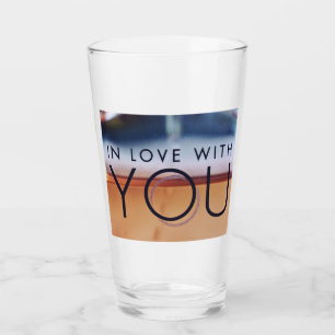 Romantische Meldungskamera - "In Liebe mit Ihnen" Glas