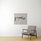 Romantische Minimalistische Linien Kunst Wandteppich (Beispiel (Horizontal))