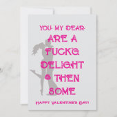 Romantische Minimalistische Valentintagskarte Feiertagskarte (Vorderseite)