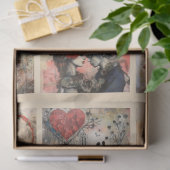 Romantische Mischmedien - Hintergrund 1 Seidenpapier (Geschenk)