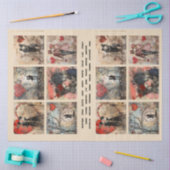 Romantische Mischmedien - Hintergrund 1 Seidenpapier (Basteln)