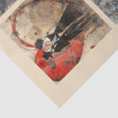 Romantische Mischmedien - Hintergrund 1 Seidenpapier (Ausschnitt)