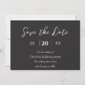 Romantische Mittelalterliche Blumenkuh Save The Date (Rückseite)