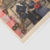 Romantische Mixed Media Hintergrund - Valentine Seidenpapier (Ausschnitt)