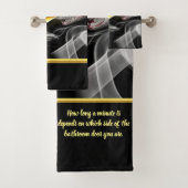 Romantische Moderne mit einem "Skull Drinks" und e Badhandtuch Set (Insitu)