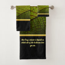 Romantische Moderne mit goldenem Blattschwarzbad